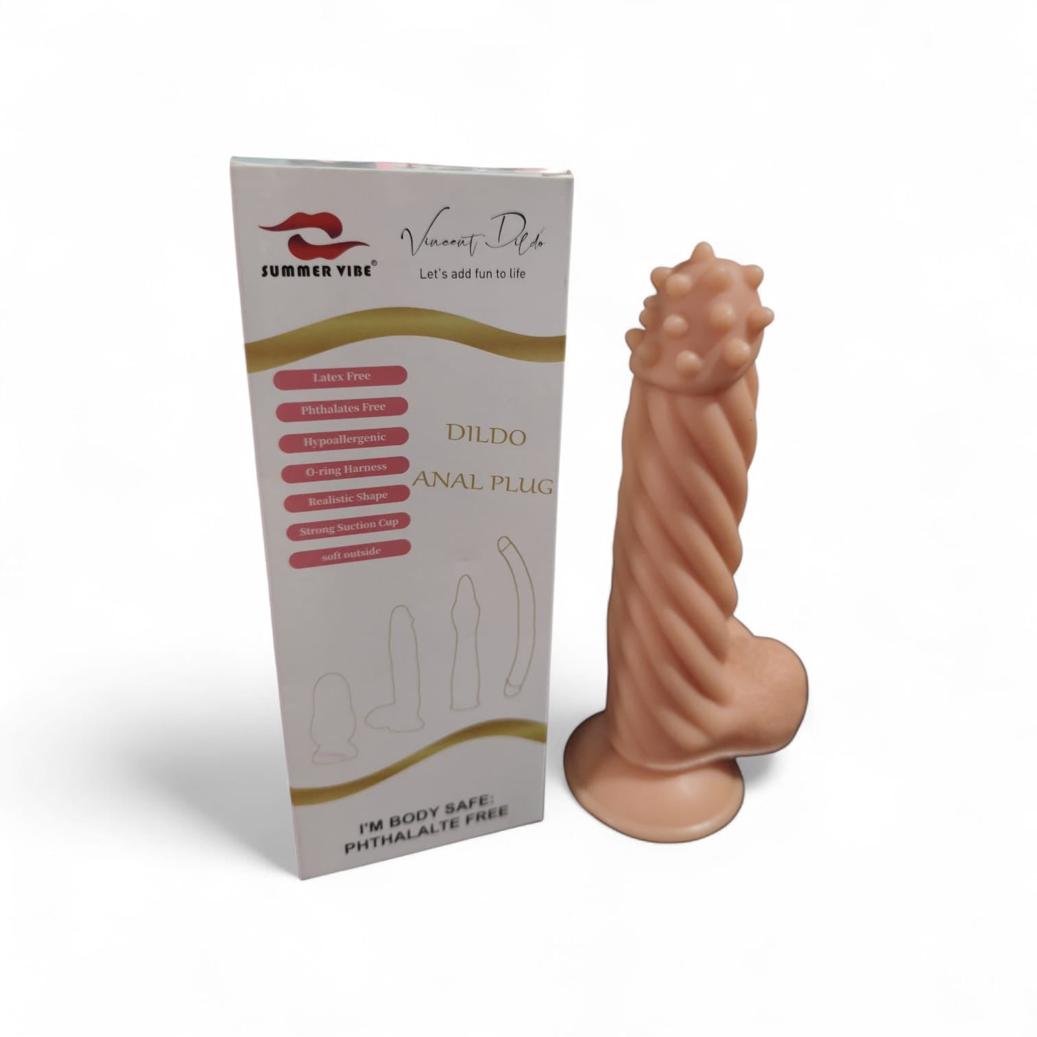 Dildo Espiral Largo TOTAL 20 CMS