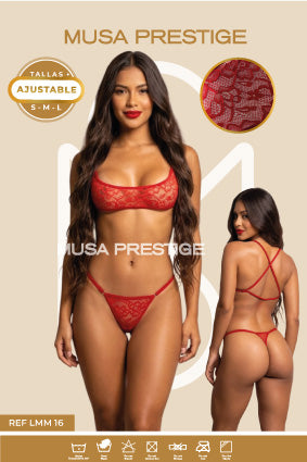 Lenceria LMM 16 ROJO