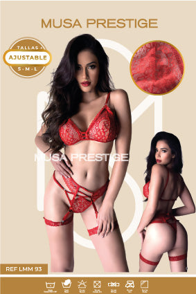 Lenceria Musa LMM93 ROJO