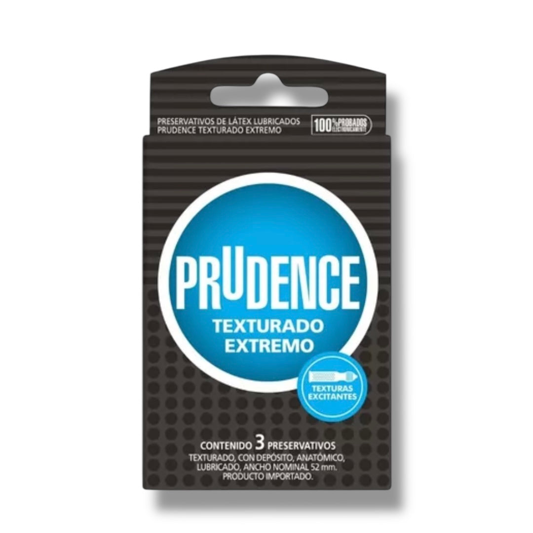 Preservativo Prudence x 3 Texturado Extremo
