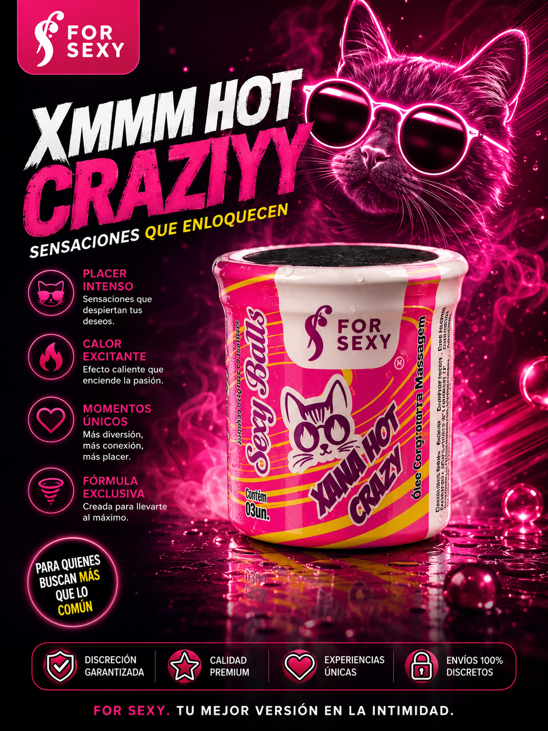 SEXY BALLS X 3 UND XANA HOT CRAZY