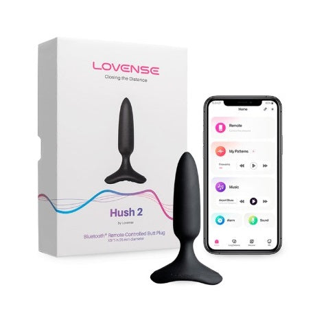 Vibrador Anal Hush 2 Controlado por APP Global by Lovense 1" PULGADA